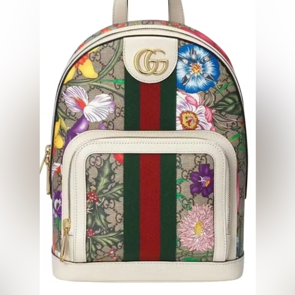 Gucci Ophidia GG Flora Backpack COA included (see photos)